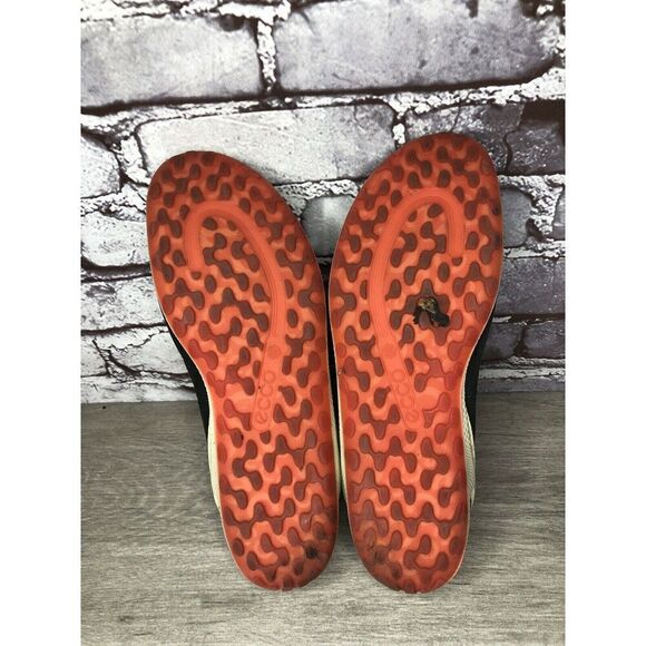 Ecco Biom Natural Motion Black Suede Red Textile Flats Shoes Women Sz 39EU/8.5M - Picture 7 of 16